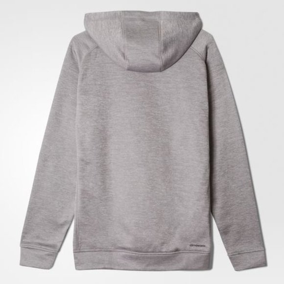 Adidas Training Men's Grey Fleece Clima Cool  Hoodie Size Small AA6554 - Picture 2 of 2